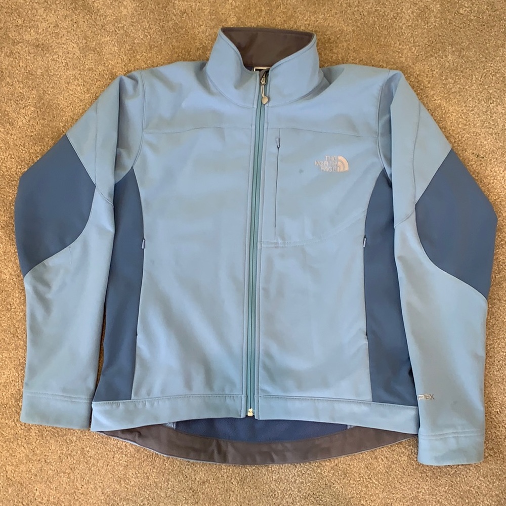 Ice Blue North Face Jacket